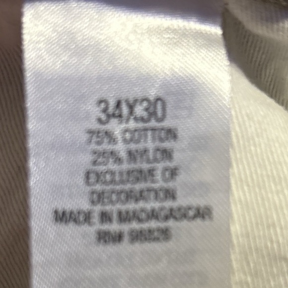 Men's Khaki Cargo Pants - Picture 3 of 4